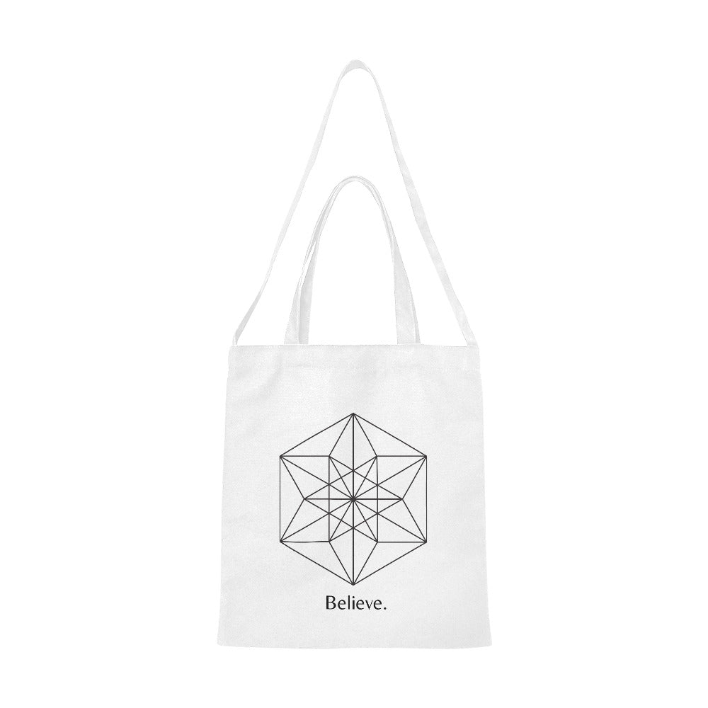 Canvas Tote Bag - sacred geometric 