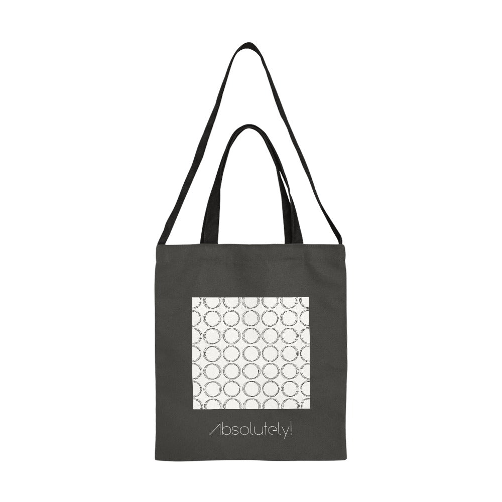 Canvas Tote Bag -  with pattern 