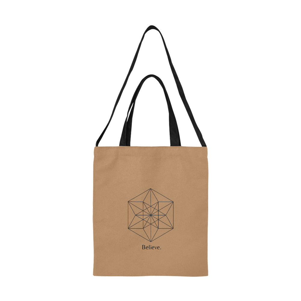 Canvas Tote Bag  Sacred geometry 